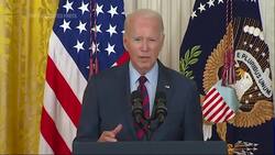 US President Joe Biden battles 'junk insurance' health care costs News Clip