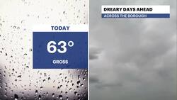 Rain, misty conditions, and clouds continue overnight in Brooklyn News Clip
