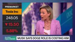 Tesla CEO Musk Says DOGE Is 'Costing Me a Lot' News Clip