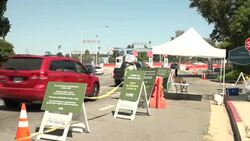 CLEAN : LA: COVID-19 testing site at Dodger Stadium, where baseball is resuming News Clip