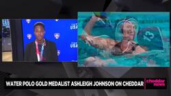 Team USA Water Polo Goalkeeper Ashleigh Johnson on Gold Medal Win News Clip