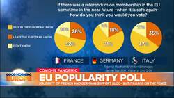 COVID-19 has 'weakened' the case for the EU, say Germans, French and Italians News Clip