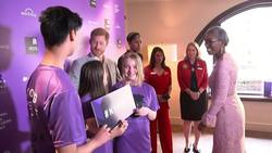 Harry talks about being role model for his baby son News Clip