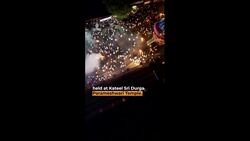 Sacred sparks fly at India's festival of flames News Clip