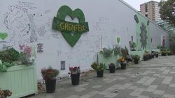 Grenfell Tower and surrounding memorials News Clip