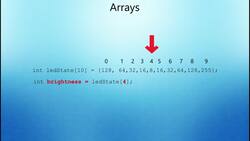 The Complete Beginners Guide to Arduino - 2021 - Arrays Instructional Video