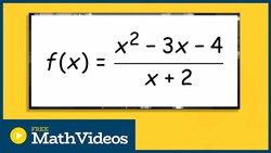 How to identify the asymptotes and intercepts of a rational function Instructional Video