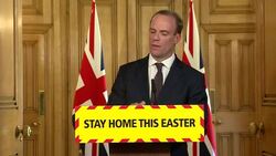 Dominic Raab and Chris Whitty answer questions from media News Clip