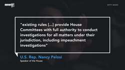 Pelosi Responds To McCarthy's Request To Suspend Impeachment Inquiry News Clip