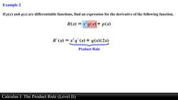 Calculus I: The Product Rule (Level 2 of 3) Instructional Video