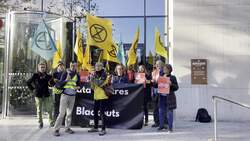 Protesters gather outside Amazon's European headquarters in Dublin News Clip