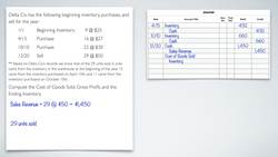 LIFO Method Example for Cost of Goods Sold Calculation Instructional Video