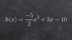 Classify a polynomial and determine degree and leading coefficient Instructional Video