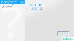 Solving Subtractions Problems with Decimals Instructional Video