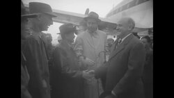 Arthur Dean, Korean War negotiator, and Ambassador Ellis Briggs arrive in Seoul for peace negotiations in October of 1953 News Clip