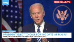 Biden: 100 Days of Masks After Inauguration News Clip