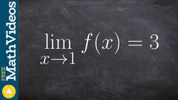 Learn how to evaluate a limit at a hole of a function Instructional Video