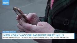 New York Is The First U.S. State To Roll Out 'Vaccine Passports' News Clip