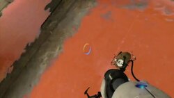 Portal 2 Secrets / Chapter 7 - Propulsion Gel Room 1 - Portrait of a Lady Instructional Video