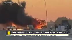 Suicide attack on Pakistan army convoy, Pak Taliban faction claims responsibility of attack News Clip