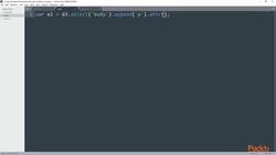 Learning D3.JS 5.0 4.5: Modifying Elements Instructional Video