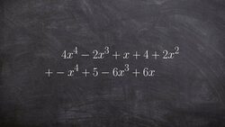 Adding Polynomials Instructional Video