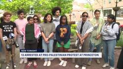 13 students arrested for trespassing amid pro-Palestinian protest at Princeton University News Clip