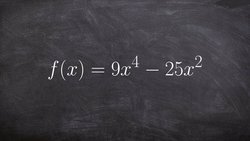 Finding the zeros of a function - Zeros of polynomial function Instructional Video