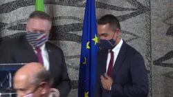 CLEAN : US Secretary of State Mike Pompeo warns Italy against China, Russia News Clip