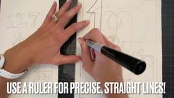 Birthday Numbers Painting Art Lesson Instructional Video