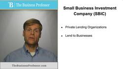 Small Business Investment Company (SBIC) Instructional Video