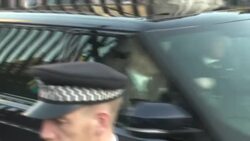 CLEAN : Queen Elizabeth's grandchildren leave Westminster Hall after vigil News Clip