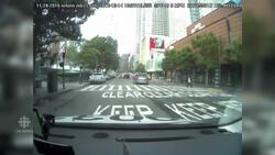 Self-driving Uber car caught running a red light News Clip
