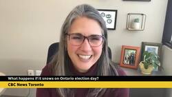 What happens if it snows on Ontario election day? News Clip