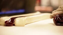 Making Candy Canes Stock Footage