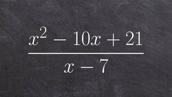 Learn the basics to dividing two polynomials by using long division Instructional Video