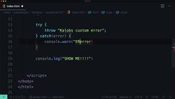 Learn JavaScript from Scratch JavaScript for Everyone - Try, Catch, and Finally Instructional Video