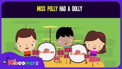 Miss Polly Had A Dolly Song for Kids | Best Nursery Rhymes for Children | The Kiboomers Instructional Video