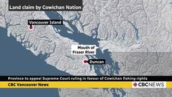 Province to appeal B.C. Supreme Court ruling in favour of Cowichan Nation's fishing and land rights News Clip