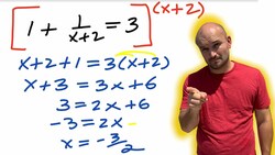 Major mistake when solving rational equations Instructional Video