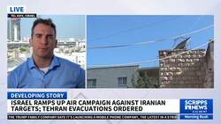 Israel ramps up air campaign against Iranian targets; Tehran evacuations ordered News Clip