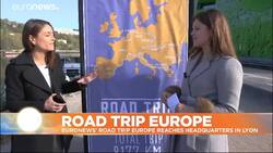 Road Trip Europe Day `16: Lyon - home of Euronews News Clip