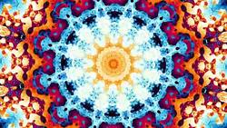 Round mandala pattern. Stock Footage