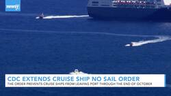 CDC Extends Cruise Ship No Sail Order News Clip