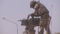 Armoured vehicles movements at Camp Bastion News Clip