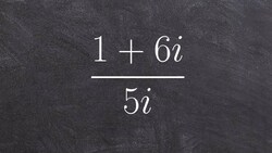 Simplifying when you have imaginary numbers as your denominator Instructional Video