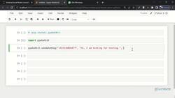 Social Media Automation using Python - Scheduling and Sending a Message Instructional Video