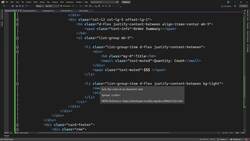 The Complete Guide to ASP.NET Core MVC (.NET 6) - Cart Summary UI Instructional Video