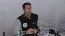 CLEAN : French astronaut Thomas Pesquet says he's 'doing really well' after six months at the ISS News Clip