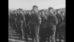 Post Korean War: soldiers at ease and at attention News Clip